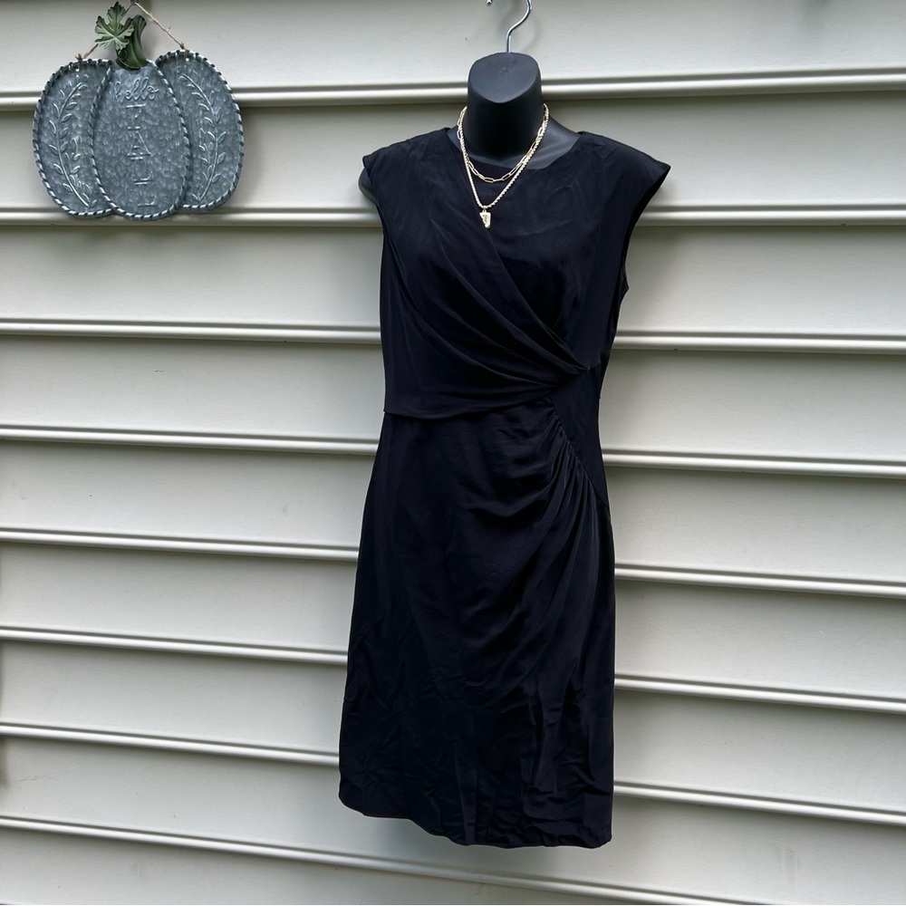 Adrianna Papell little black dress size 4